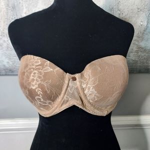 Natori Calais Strapless Bra Sz-32DD